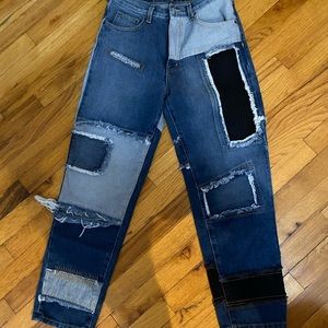 LF Carmar Denim patch jeans